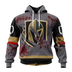Customized NHL Vegas Golden Knights Hoodie Specialized Design Jersey With Your Ribs For Halloween Hoodie 1