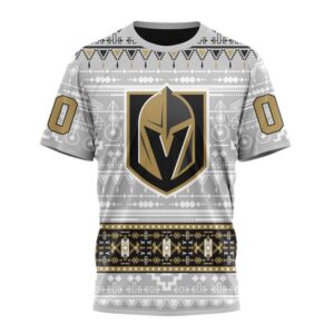 Customized NHL Vegas Golden Knights T Shirt Special Native Design T Shirt 1