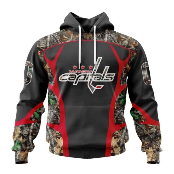 Customized NHL Washington Capitals Hoodie Special Camo Hunting Design Hoodie