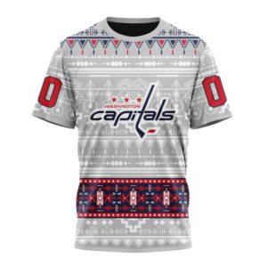 Customized NHL Washington Capitals T Shirt Special Native Design T Shirt 1