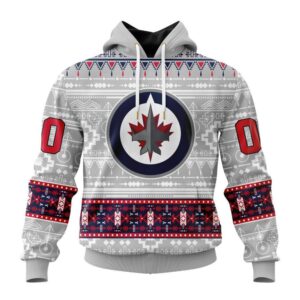 Customized NHL Winnipeg Jets Hoodie Special Native Design Hoodie 1