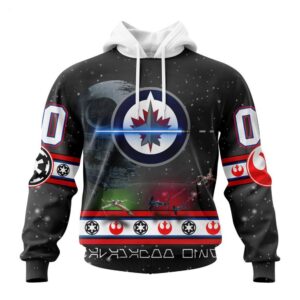 Customized NHL Winnipeg Jets Hoodie Special Star Wars Design Hoodie 1