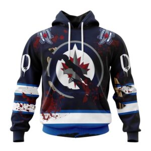 Customized NHL Winnipeg Jets Hoodie Specialized Design Jersey With Your Ribs For Halloween Hoodie 1