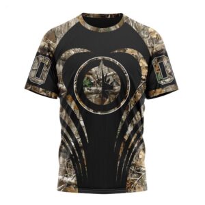 Customized NHL Winnipeg Jets T Shirt Special Camo Hunting T Shirt 1