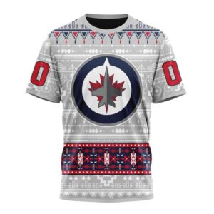 Customized NHL Winnipeg Jets T Shirt Special Native Design T Shirt 1