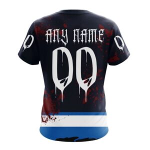 Customized NHL Winnipeg Jets T Shirt Specialized Design Jersey With Your Ribs For Halloween T Shirt 2