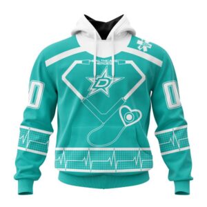 Dallas Stars Hoodie Special Design Honoring Healthcare Heroes Hoodie 1