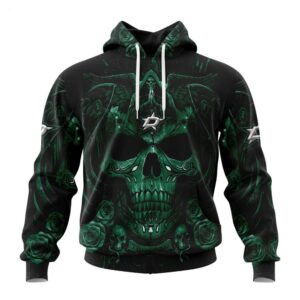 Dallas Stars Hoodie Special Design With Skull Art Hoodie 1