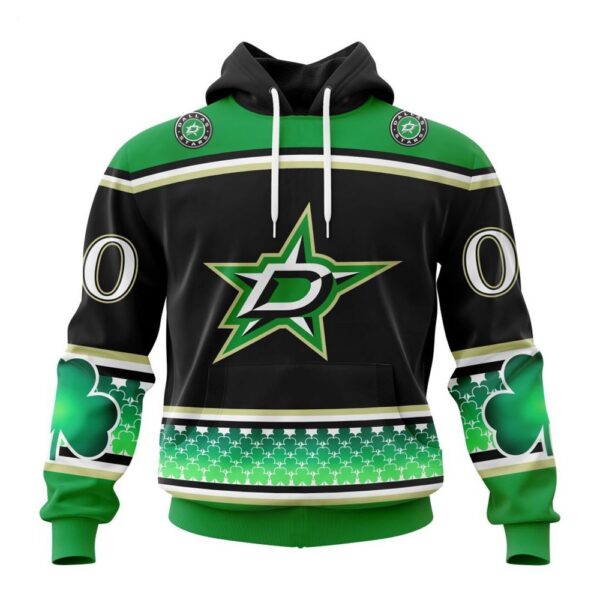 Dallas Stars Hoodie Specialized Unisex Kits Hockey Celebrate St Patrick’s Day Hoodie