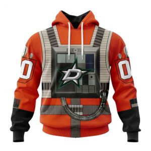 Dallas Stars Hoodie Star Wars Rebel Pilot Design Hoodie 1