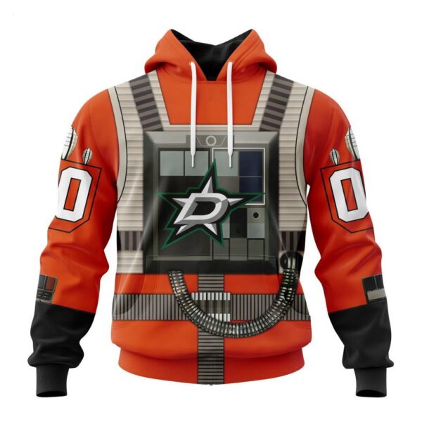 Dallas Stars Hoodie Star Wars Rebel Pilot Design Hoodie