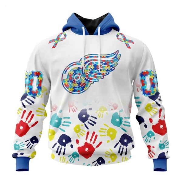 Detroit Red Wings Hoodie Special Autism Awareness Design Hoodie