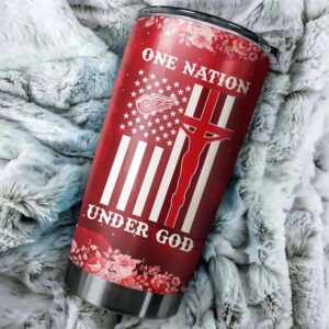 Detroit Red Wings One Nation Under God Tumbler