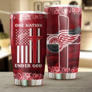 Detroit Red Wings One Nation Under God Tumbler 2