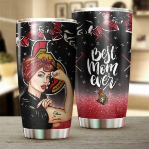 Detroit Red Wings Strongest Mom Ever Tumbler Perfect For Fans 1