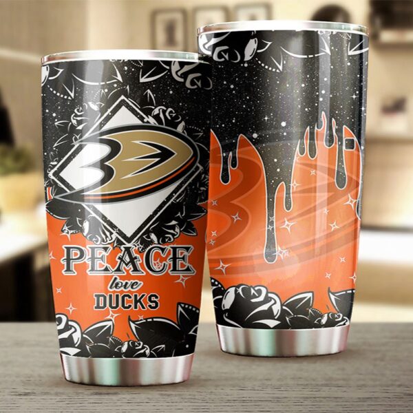 Anaheim Ducks Tumbler With Patriotic Motif Perfect For Sports Fans