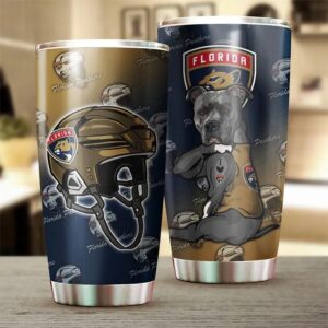 Florida Panthers Funny Dog Tumbler Florida Panthers Gift For Fan 1