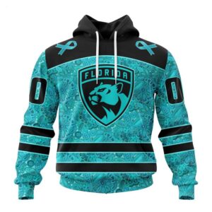 Florida Panthers Hoodie Special Design Fight Ovarian Cancer Hoodie 1