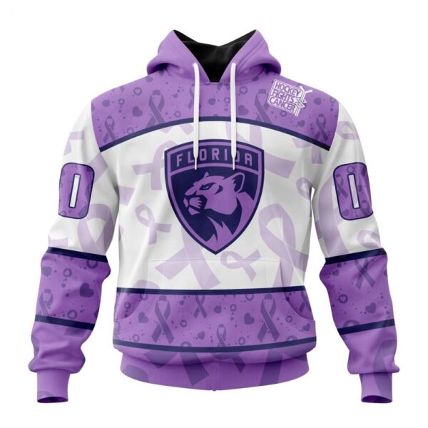 Florida Panthers Hoodie Special Lavender – Fight Cancer Hoodie