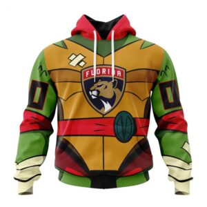 Florida Panthers Hoodie Special Teenage Mutant Ninja Turtles Design Hoodie 1