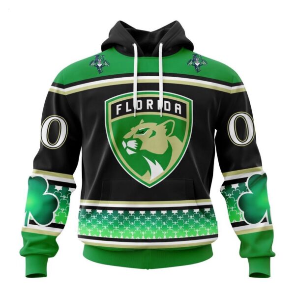 Florida Panthers Specialized Hockey Celebrate St Patrick’s Day Hoodie