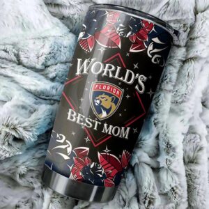Florida Panthers Tumbler Worlds Best Mom 1
