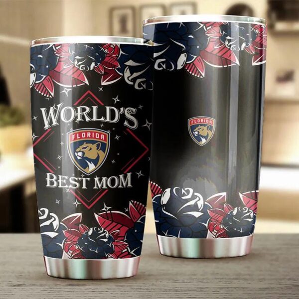 Florida Panthers Tumbler Worlds Best Mom