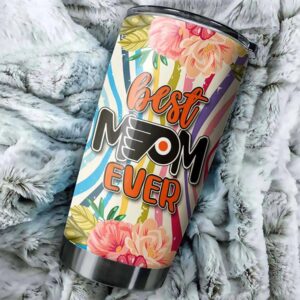 Flyers Tumbler Best Mom Ever Flower Deserves This 1