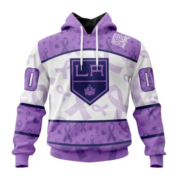 Los Angeles Kings Hoodie Special Lavender – Fight Cancer Hoodie