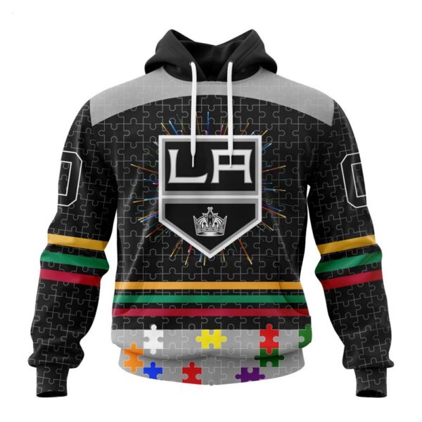 Los Angeles Kings Hoodie Specialized Design With Fearless Aganst Autism Concept Hoodie