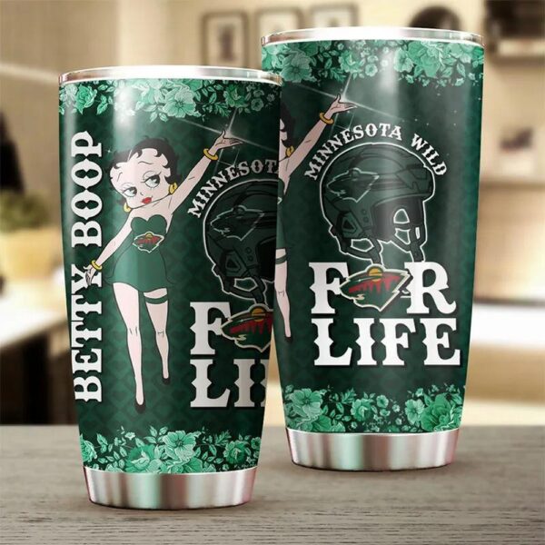 Minnesota Wild Tumbler Betty Boop That Will Steal the Show