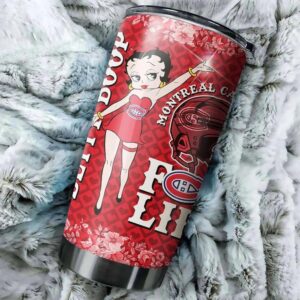 Montreal Canadians Tumbler Betty Boop 1