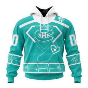 Montreal Canadiens Hoodie Special Design Honoring Healthcare Heroes Hoodie 1