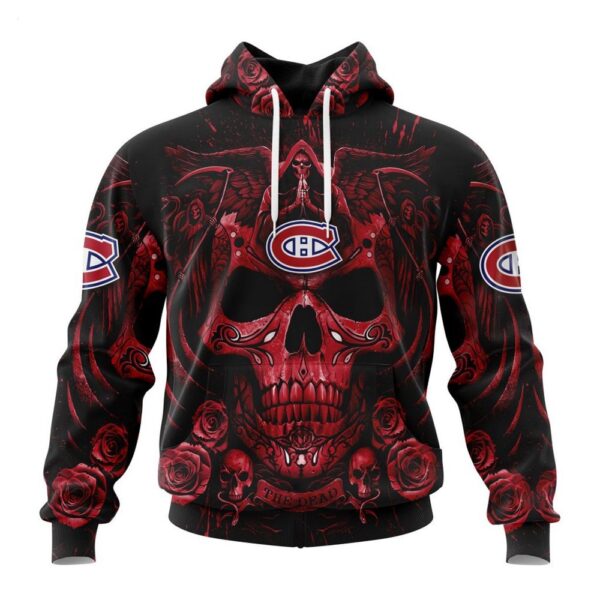 Montreal Canadiens Hoodie Special Design With Skull Art Hoodie