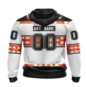 NHL Anaheim Ducks Hoodie Autism Awareness 3D Hoodie For Hockey Fans 2