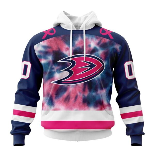 NHL Anaheim Ducks Hoodie Special Pink October Fight Breast Cancer Hoodie