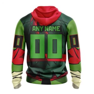 NHL Anaheim Ducks Hoodie Special Teenage Mutant Ninja Turtles Design Hoodie 2