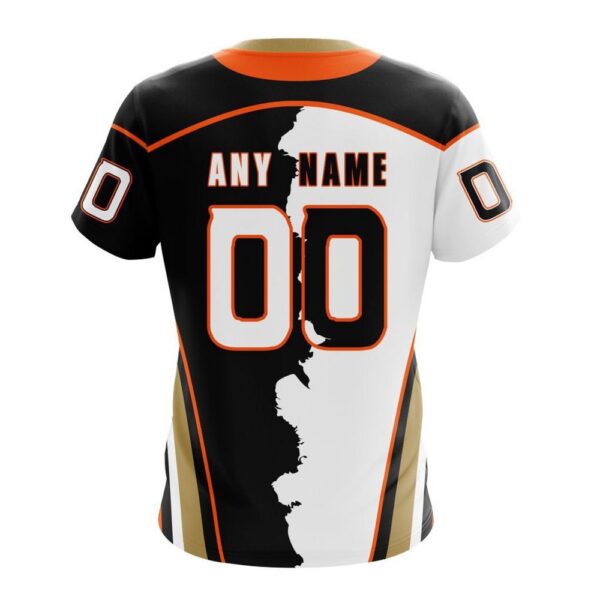 NHL Anaheim Ducks Personalize 2024 Home Mix Away T-Shirt