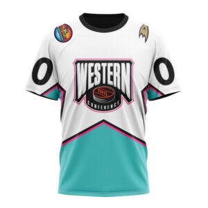 NHL Anaheim Ducks T Shirt All Star Western Conference 2024 T Shirt 1