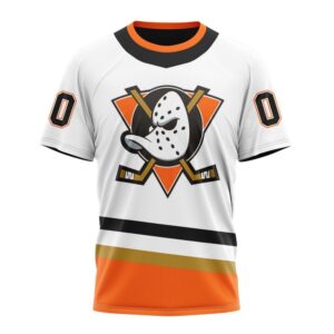 NHL Anaheim Ducks T Shirt Reverse Retro Kits 2024 T Shirt 1