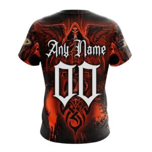 NHL Anaheim Ducks T Shirt Special Design With Skull Art T Shirt 2