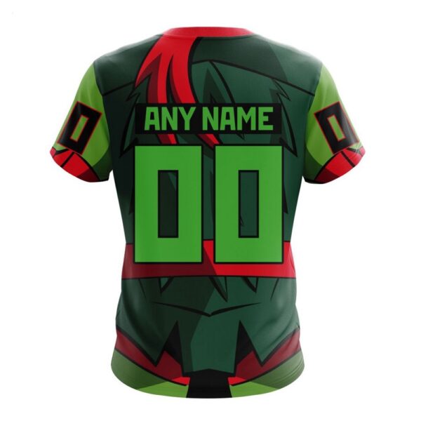 NHL Anaheim Ducks T-Shirt Special Teenage Mutant Ninja Turtles Design 3D T-Shirt
