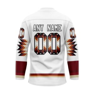 NHL Arizona Coyotes Hockey Jersey Special Design With Native Pattern Custom Jersey 2