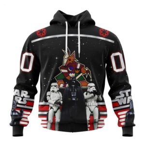 NHL Arizona Coyotes Hoodie Special Star Wars Design May The 4th Be With You Hoodie 1