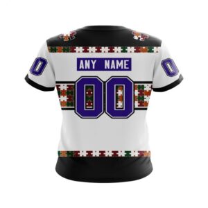 NHL Arizona Coyotes T Shirt Autism Awareness Custom Name And Number 3D T Shirt 2