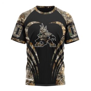 NHL Arizona Coyotes T Shirt Special Camo Hunting 3D T Shirt 1