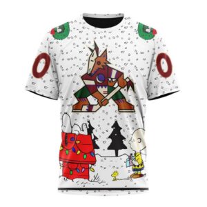 NHL Arizona Coyotes T Shirt Special Peanuts Design 3D T Shirt 1