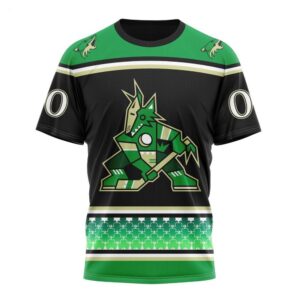 NHL Arizona Coyotes T Shirt Specialized Unisex Kits Hockey Celebrate St Patricks Day T Shirt 1