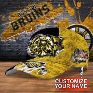 NHL Boston Bruins Baseball Cap Customized Cap For Sports Fans 2