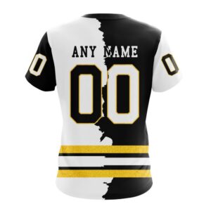 NHL Boston Bruins Personalize 2024 Home Mix Away T Shirt 2